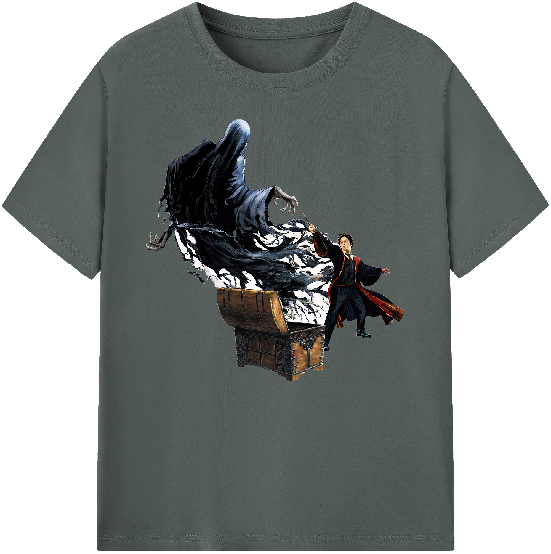 （画像用） Harry Potter ハリー・ポッターシリーズ 綿100％ メンズ半袖Tシャツ｜肌触りやわらか＆通気性